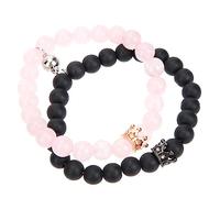 FRCOLOR 1 Paire Bracelet Couple Perles Décorations pour Relations pour Célébrations