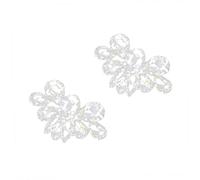 FRCOLOR 1 Paire De Boucles De Chaussures En Forme De Fleur Pour Demoiselle D'Honneur Décoration De Chaussures De Mariage Strass Pour Fête De Mariage Décorations De Nuptiale