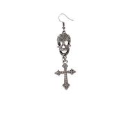 FRCOLOR 1 Paire De Boucles D'Oreilles Pendantes En Forme De Croix Masque D'Halloween Pendentif D'Oreille Bijoux D'Oreille Délicats Bijoux D'Oreille Tendance