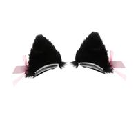 FRCOLOR 1 Paire D'Oreilles De Chat En Épingle À Cheveux -Tête En Bandanas Pour Chat -Tête Pour Chat Pince Pour Oreilles Et Queue De Chat Collier Pour Chat