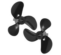 FRCOLOR 1 Paire Hélices Rc pour Bateau Pales de Remplacement Plastique Haute Résistance Accessoires DIY pour Bateaux Télécommandés Installation Facile et Améliorez Les Performances de