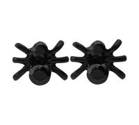 FRCOLOR 1 Paire Petites Boucles D'oreilles Araignées Boucle D'oreille D'halloween Petites Boucles D'oreilles En Forme D'araignée Pendentifs à Motif D'araignée Noir