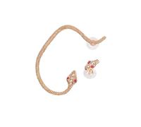 FRCOLOR 1 Paire Robe d'oreille de diamant pour titane Bijoux élégants décor d'oreille boucles d'oreilles d'oreille bijoux d'oreille boucle d'oreille femme alliage Doré