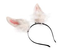 FRCOLOR 1 Pc Bandeau Oreille De Lapin Bandeau D'oreille -tête les Poilues Hyène Tamia x Filles les De Renard Chien Velu Décor Casque Fille Peluche Rose