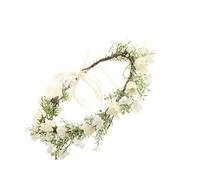 FRCOLOR 1 Pc Coiffe De Mariée Diadèmes Pour Les Filles Chaîne De Cheveux De Mariée En Strass Poule Bandeau De Mariage Pour La Mariée Élastiques à Cheveux Pour Filles Décor Green Plastique