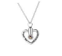 FRCOLOR 1 PC Collier Pendentif Projection Collier Femme Créatif Femme Drôle Ombre Projetée Amour