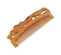 FRCOLOR 1 Pc Peigne De Massage Du Cuir Chevelu Brosse à Poils Double Démêlant Cheveux Style Peigne à Peignes à Queue De Démêler Peigne à Lentes Nappe Bois De Santal
