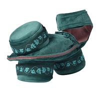 FRCOLOR 1 Pièce 3 Ensembles De Moxibustion Porte-brûleur Moxa Fournitures De Moxibustion Porte-cône Support De Brûleur De De Moxa Couverture De Moxibustion Brûleurs Velours Green