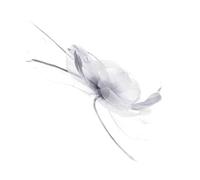 FRCOLOR 1 Pièce Accessoires de tête de et de cheveux fleur de cheveux Engrener Mariage Coix de cheveux de fleur coiffure accessoires cheveux pince à mailles coiffe pince à Gris