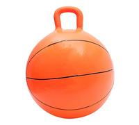 FRCOLOR 1 pièce Balle Sauteuse Garçon Fille Balle Gonflable avec Poignée Forme de Basketball pour Activités Intérieures et Extérieures pour et Intégration Sensorielle