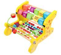FRCOLOR 1 pièce Boulier Cou Giraffe Cognitif Éducatif pour Peinture à Base Eau Amusement et Apprentissage Sécurité de Développement pour Garçons et Filles