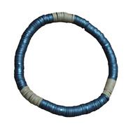 FRCOLOR 1 Pièce Bracelet en argile polymère coloré délicat bracelet pour femme bracelets assortis pour les couples hand rope bracelet en pâte polymère Black