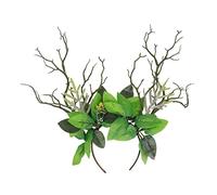 FRCOLOR 1 pièce Branche Feuilles Bandeau Cheveux Halloween Approvisionnement de Noël Accessoires de cheveux Costume d'elfe de la forêt Fête Coiffe Gothique Branche Costume Résine Fée La Photo Mlle