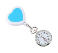 FRCOLOR 1 Pièce Montres à Quartz Poignet Chaîne De Montre De Poche Montres Infirmière pour Femmes Mattre De Poche du Médecin Allaitement Montres De Poche Petit Montre Médecin Blue Un Verre
