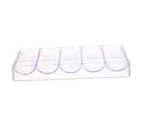 FRCOLOR 1 pièce Organisateur de Jetons de Poker Transparent Boîte de Rangement pour Jetons pour Espace de Jeu Rangé et Pratique