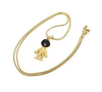 FRCOLOR 1 Pièce pendentif astronaute collier femme pour collier astronaute le nom décoration pendentif de cou pratique chaîne de cou d'astronaute Acier au titane Golden