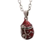 FRCOLOR 1 Pièce Pendentif D'eau Mémorial Incinération Animal De Compagnie Commémoratifs Pour Animaux De Compagnie Collier Bijoux De Cendres Rouge Cuivre