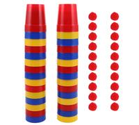 FRCOLOR 10 Ensembles Coffret De Tours De Prestidigitation Gobelets Et Boules Tricotées pour Débutants Accessoires De Magicien pour Garçon Fille Et Fêtes Kit pour Spectacles Et Événements