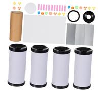 FRCOLOR 10 Ensembles Kit de Fabrication Kaleidoscope Garçon Fille DIY Petit Papier et Plastique Éducatif et Portable pour Anniversaire Apprentissage Lumière et Développement Motricité Fine