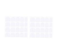 FRCOLOR 10 Feuilles autocollant de colle à ongles Faux ongles adhésifs Adhésif pour faux ongles Adhésif pour ongles en soie Adhésif pour ongles en acrylique blanche