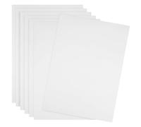 FRCOLOR 10 Feuilles Papier Magnétique Imprimable A4 Blanc Flexible en Caoutchouc Souple, Feuilles Magnétiques Brillantes pour Albums Photos et Création D'étiquettes, Découpe Facile