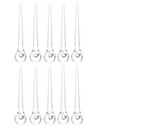 FRCOLOR 10 Pendentifs Goutte d'eau Haute Transparence en Acrylique Transparent 10pcs Suspensions de Lustre Décoration Mariage Romantique pour Cérémonie