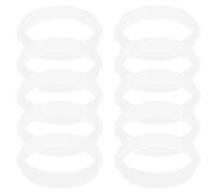 FRCOLOR 10 Pièces Anneaux Tunnels Blancs en Plastique pour Hamster et Petits Animaux, Connecteurs Pratiques pour Cage, Montage Arbitraire en Intérieur ou Extérieur