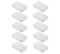 FRCOLOR 10 Pièces Boîte de Rangement Métallique Rectangulaire avec Couvercle Coulissant Étui Fer pour Cosmétiques Bijoux et Friandises Boîte Multifonction pour Noël
