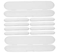 FRCOLOR 10 Pièces Boîtes de Rangement Transparentes avec Couvercles Lot de Boîtes Plastique pour Stockage Outils Rangement Mini Organisateur pour Grattoir à Langue et Accessoires