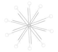 FRCOLOR 10 pièces Brosse de Nettoyage Inox pour Pailles et Biberons Lot de Goupillons Longs avec Antidérapant pour Nettoyage Hygiénique des Pailles Réutilisables et Bouteilles