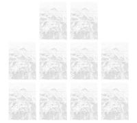 FRCOLOR 10 Pièces Classeur Solution Polyvalente de Collection avec 12 Pochettes en PVC Transparent et Portable pour Rangement et Exposition pour Pièces et Timbres des Collectionneurs