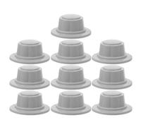 FRCOLOR 10 Pièces Écrou de Fixation et Facile à Installer pour Ventilateur Électrique Couleur Grise pour Remplacement Rapide