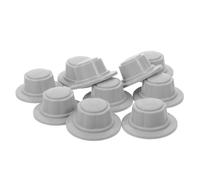FRCOLOR 10 Pièces Écrou de Fixation pour Ventilateur Couleur Grise Compatible avec Diverses de Ventilateurs Domestiques