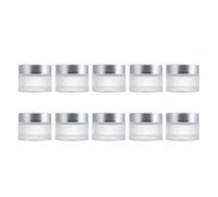 FRCOLOR 10 Pièces Embouteillée Bouteilles D'eau Claire Bouteille D'eau Bouteilles De Crème Pour Le Visage Boîtes De Sucre De Café De Thé Bouteilles De Voyage Entonnoir Blanche Un Verre