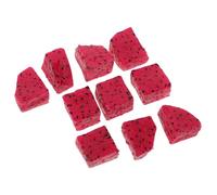 FRCOLOR 10 pièces Faux Fruits Décoratifs Réalistes pour Photographie et DIY Blocs Kiwi et Fruit Dragon Accessoires Maison et Mariage Salade