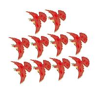 FRCOLOR 10 Pièces Lot De Broches Oiseau De Paix Métal Avec Branche Olivier Pour Vêtements Sacs Écharpes Fêtes Et Quotidien
