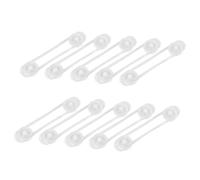 FRCOLOR 10 pièces Lot de Verrous Sécurité Garçon Fille Flexibles Transparent pour Armoires Réfrigérateur Bande Adhésive Double-face Sans Trace Matériau Souple Antidérapant
