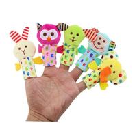 FRCOLOR 10 pièces Marionnettes à Doigts Animaux en Peluche pour Garçon Fille Jouets Éducatifs Montessori pour Garçons et Filles Ensemble pour Raconter des Histoires et Jeux Interaction