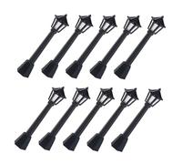 FRCOLOR 10 Pièces Miniature Street Lamp Posts for Dollhouse Micro Landscape Realistic Model Lampposts for Mini Village Decoration and Table Ornaments