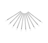 FRCOLOR 10 Pièces Nail Art Precision Pen Multihead Stainless Steel Handle Bendable Pins For Fine Line Striping Wire Drawing And Spider Web Manicure Tools For Home And Professional Use