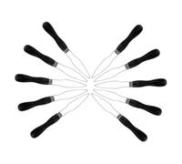 FRCOLOR 10 Pièces Outil Aide Bouton pour Seniors avec Manche Plastique Dispositif Ergonomique de Passage de Bouton Main Accessoire Multifonction pour Vêtements Couture et Réglages Rapides