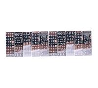 FRCOLOR 10 Pièces plaques d'estampage des ongles nail art nail charms accessoires ongle vernis à ongles en gel d'art d'ongle Accessoires pour ongles décor plaque de tampon à ongles