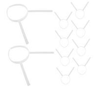 FRCOLOR 10 Pièces Transparent Plastic Headband Base Wide Long Antenna Frame For DIY Cosplay Hair Decoration Craft Accessories