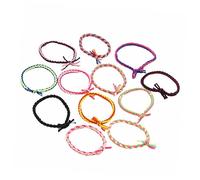 FRCOLOR 100 Pièces Accessoires Pour Cheveux Élastiques à Cheveux Bandeaux De Cheveux Tressés Bracelet D'attache De Cheveux Élastiques à Cheveux En Ruban Anneau De Cheveux