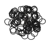 FRCOLOR 100 Pièces Bandeau élastique noir accessoires de tresse Titulaire filet à cheveux bureautique accessoires hair band accessoires de cheveux pour femmes élastiques à cheveux Black