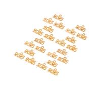 FRCOLOR 100 pièces Breloques Alliage pour Bijoux DIY Pendentifs Numéro Année pour Bracelets Colliers Boucles Oreilles et Porte-clés pour Créations Personnalisées