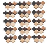 FRCOLOR 100 pièces Breloques Croix Bois Vintage Pendentifs DIY pour Fabrication de Bijoux Charms Crucifix pour Bracelets Boucles Oreilles et Colliers Accessoires de Création Spirituelle