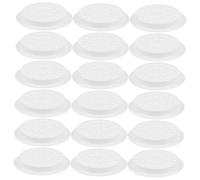 FRCOLOR 100 Pièces Faux Plateau De Colle De Cils Plateau De Faux Cils Contenant De Colle Pour Extension De Cils Blanche Pvc