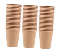 FRCOLOR 100 Pièces Gobelets Carton Robustes pour Activités Artistiques et Construction Maternelle Base Structurée pour DIY Créatif et Développement Moteur