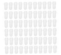 FRCOLOR 100 Pièces manchon d'aiguille de perçage du nez accessoire piercing accessoires hypoallergéniques cache-boucles d'oreilles transparent manche arrière de l'oreille résine